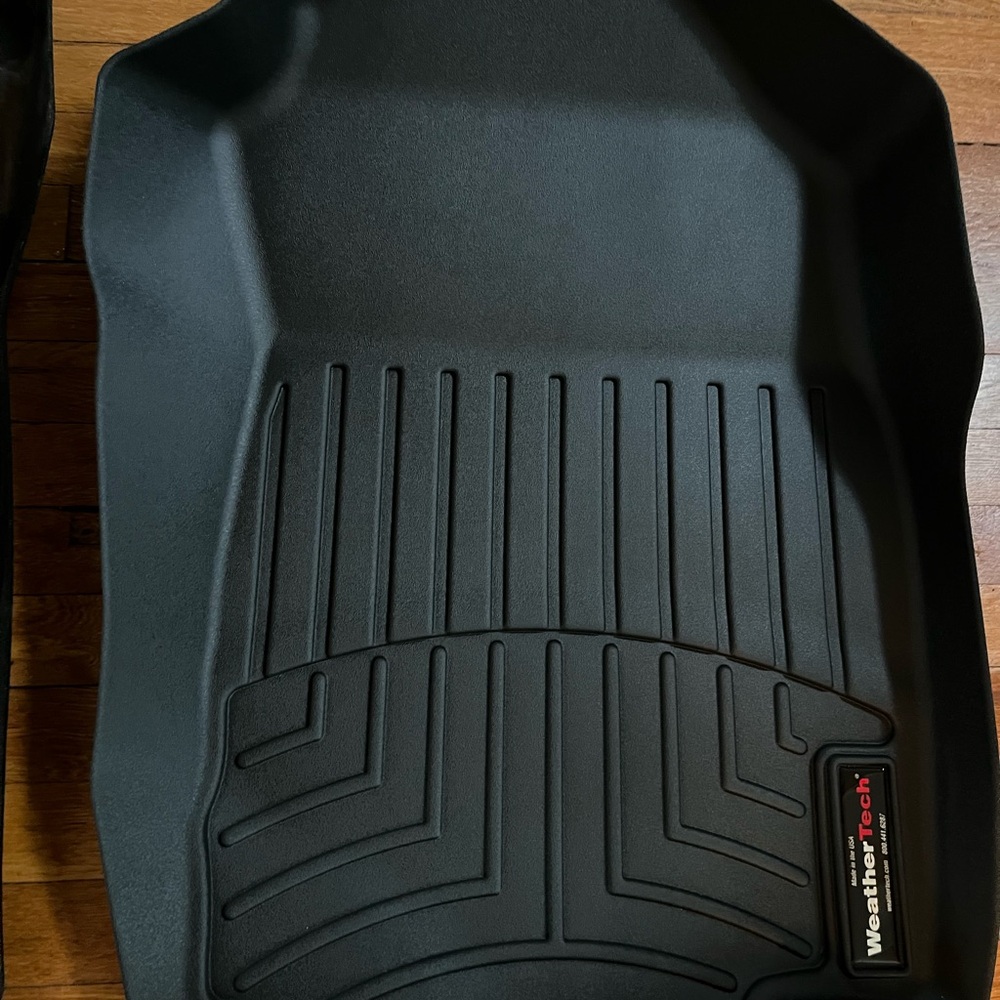 WeatherTech Black Floor mats like new